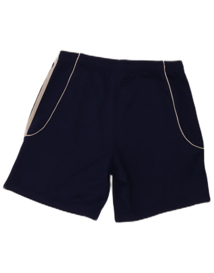 Мужские спортивные шорты Adidas Climalite, маленькие, темно-синие, полиэстер