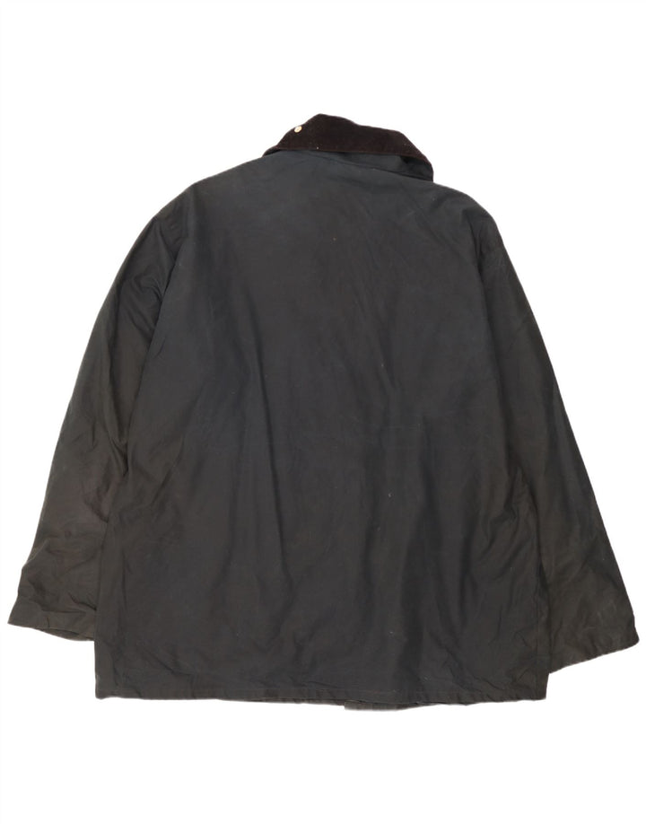 Мужская куртка Miller & Simons из вощеного хлопка UK 42 XL, черная