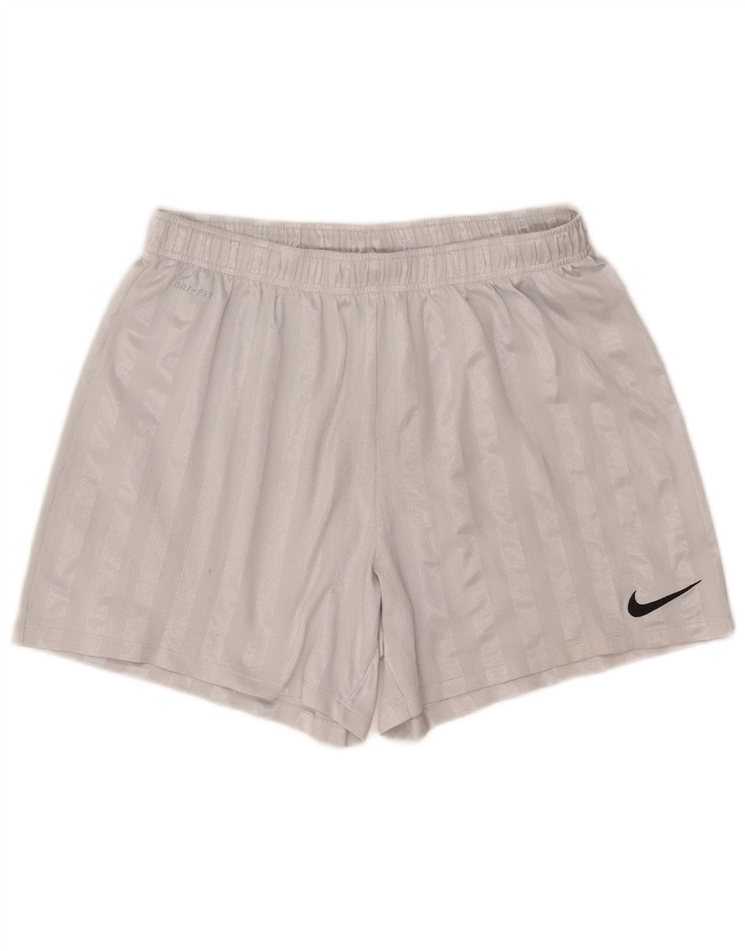 Мужские спортивные шорты Nike Dri Fit XL, полиэстер серого цвета в полоску