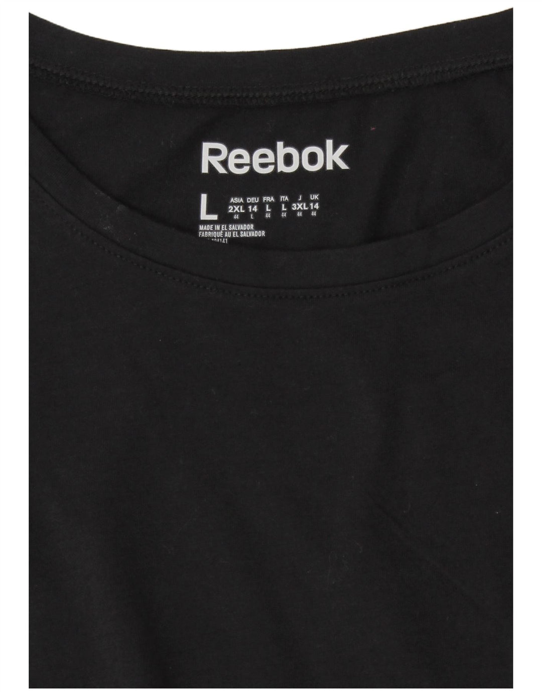 Женская футболка Reebok Top UK 14 Medium Black