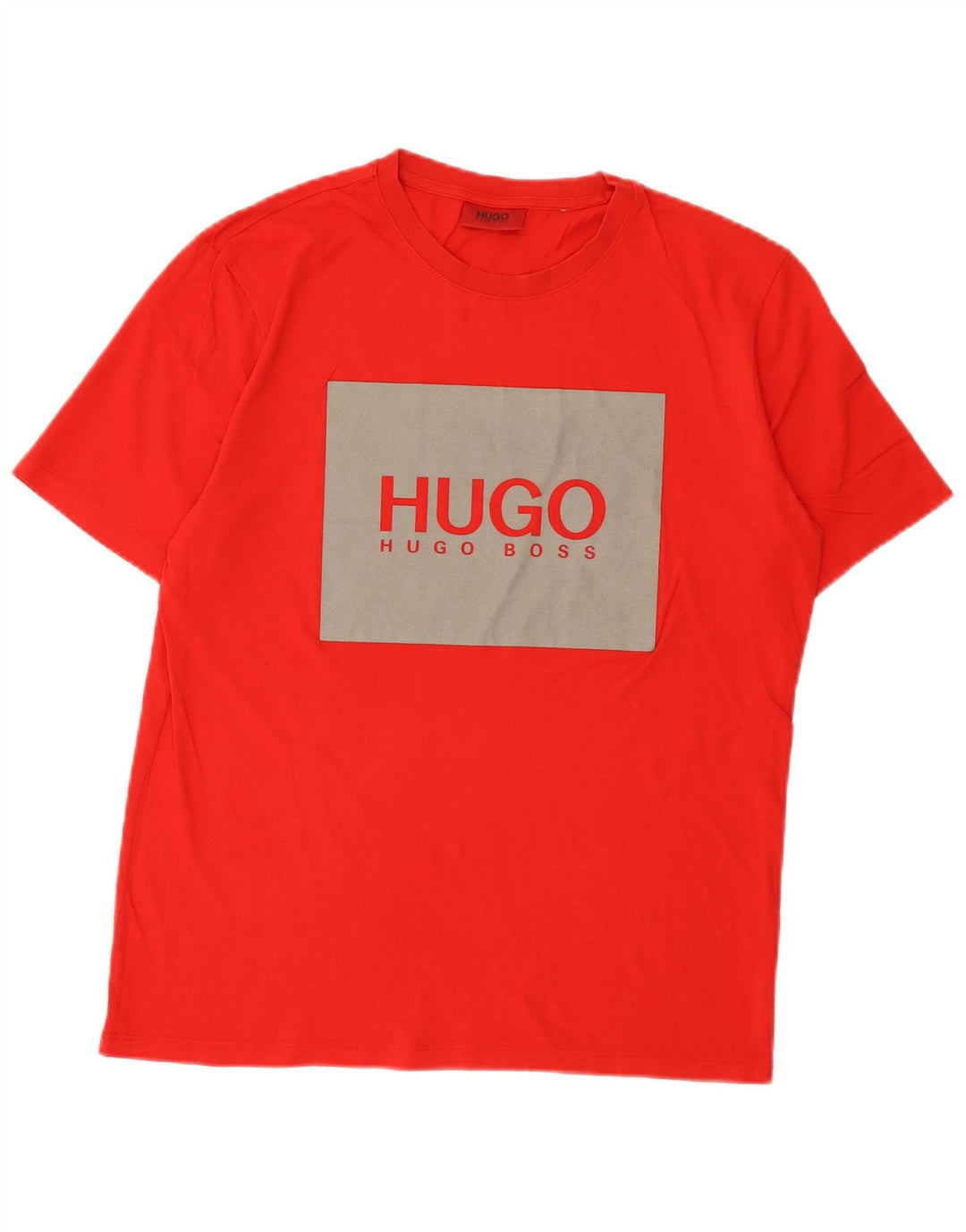 Мужская футболка с рисунком Hugo Boss, маленький красный