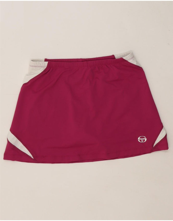 Женская теннисная юбка Sergio Tacchini IT 42, цветной блок, средний розовый