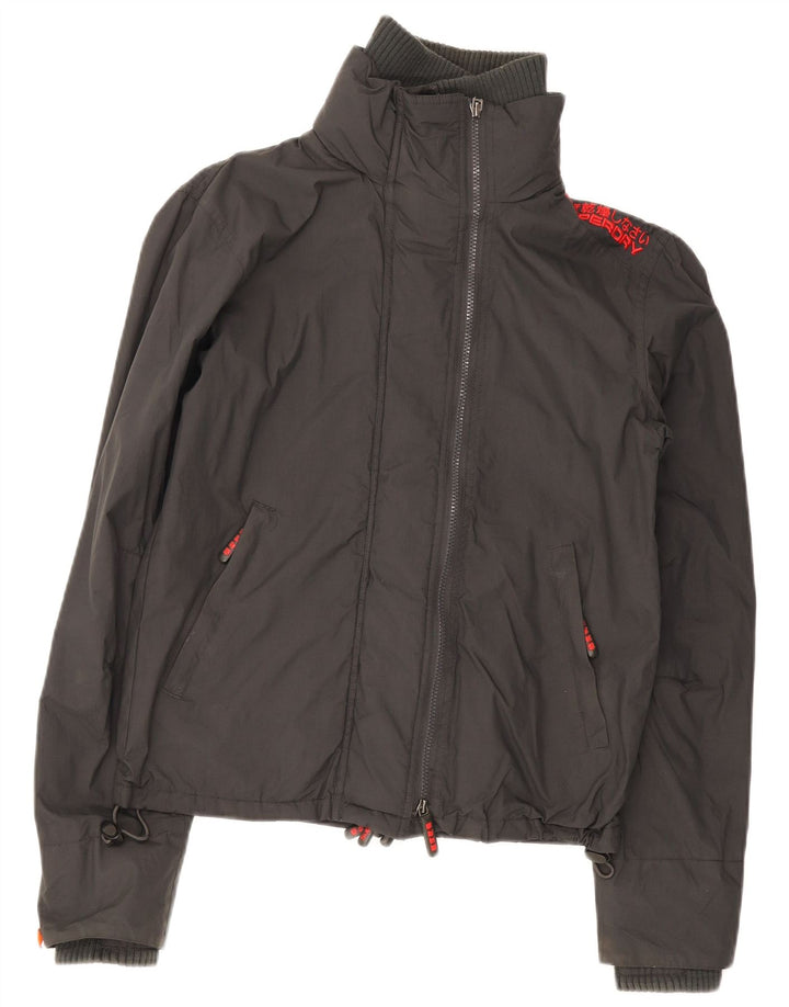 Мужская ветровка с рисунком Superdry UK 36, маленький серый нейлон