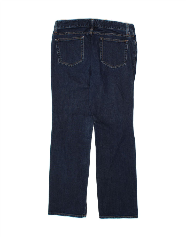 EDDIE BAUER Womens Curvy Slim Straight Jeans US 8 Medium W30 L32 Navy Blue Vintage Eddie Bauer and Second-Hand Eddie Bauer from Messina Hembry 