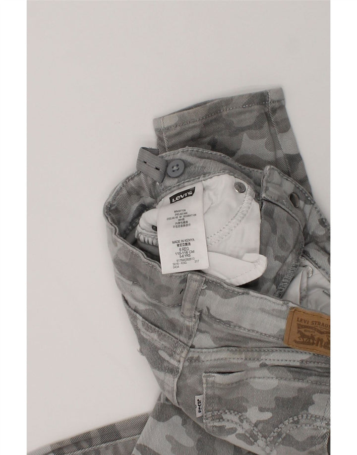 LEVI'S Girls 710 Super Skinny Jeans 5-6 Years W20 L17  Grey Camouflage | Vintage Levi's | Thrift | Second-Hand Levi's | Used Clothing | Messina Hembry 