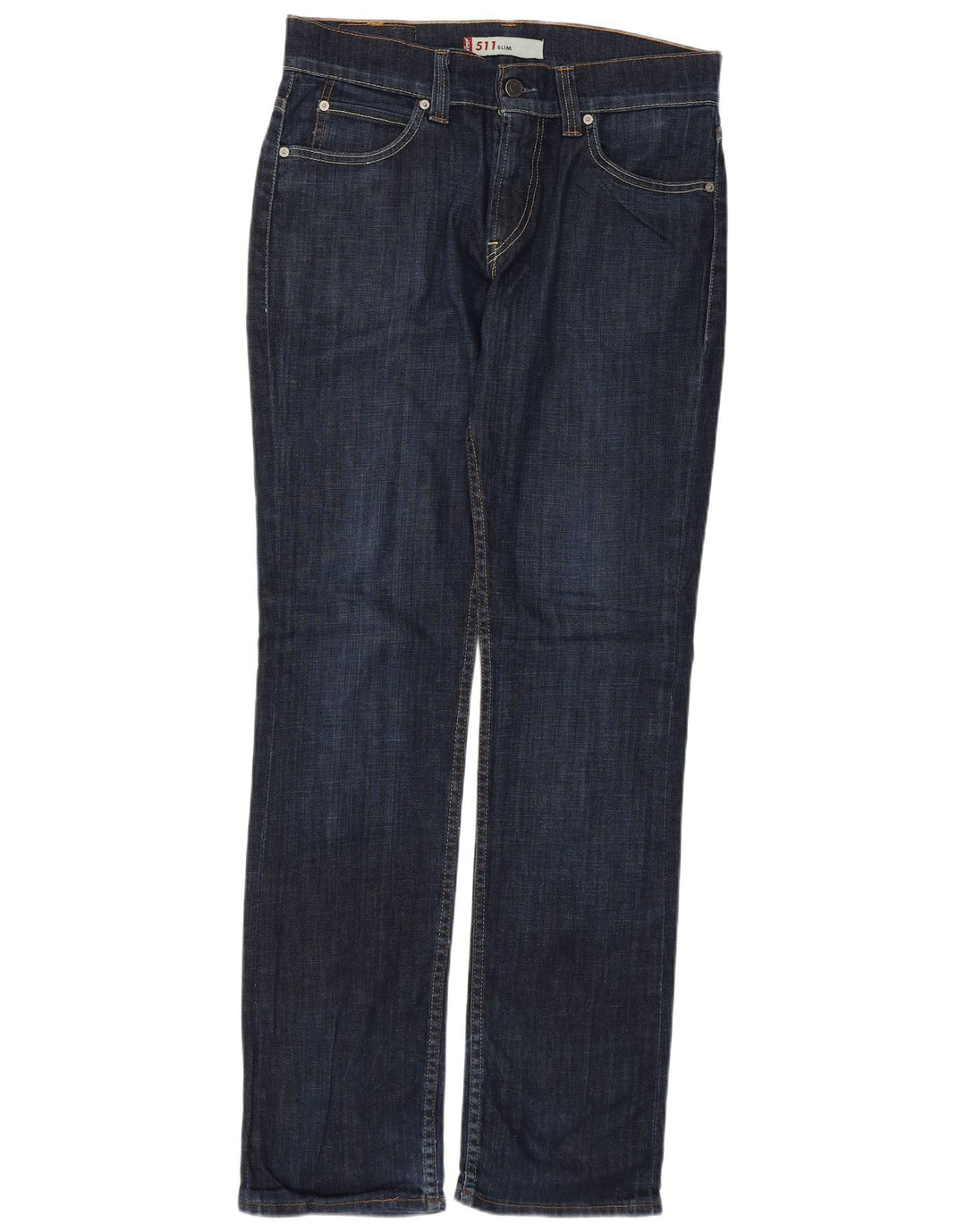 Мужские джинсы LEVI'S 511 Slim W33 L34 Темно-синие, хлопок