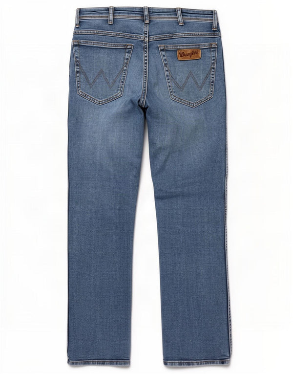 Мужские прямые джинсы Wrangler Texas W31 L30, синий хлопок