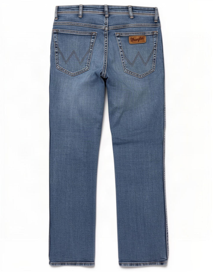 Мужские прямые джинсы Wrangler Texas W31 L30, синий хлопок