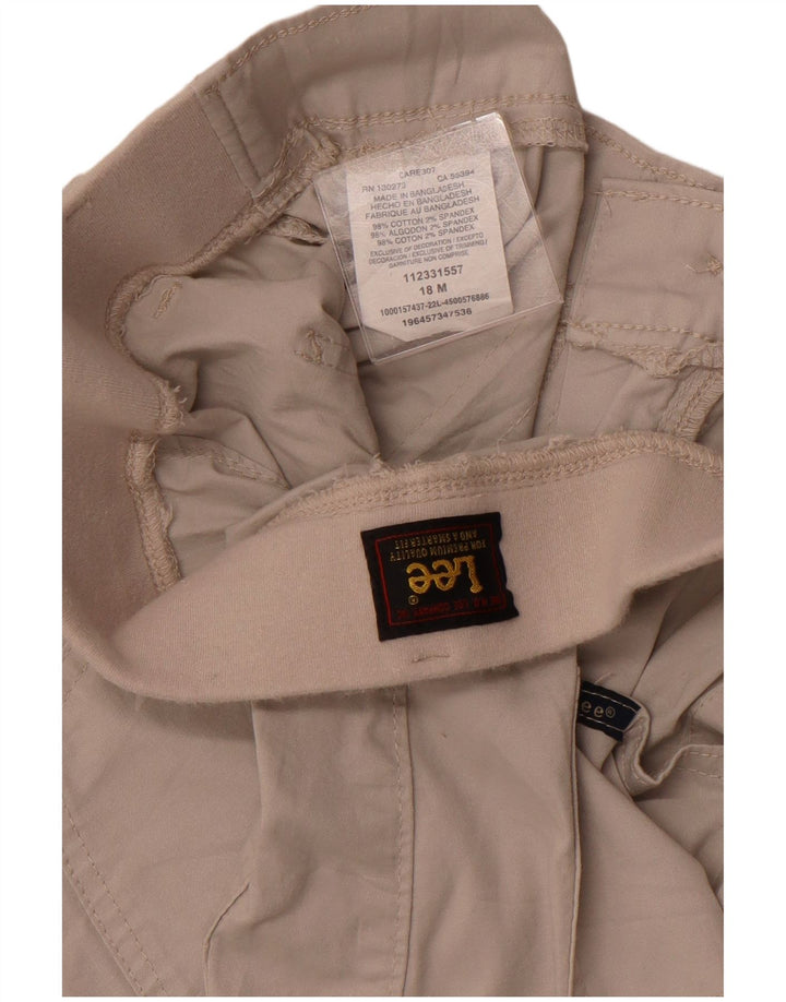 LEE Женские повседневные шорты США 18 2XL W38 Бежевый хлопок