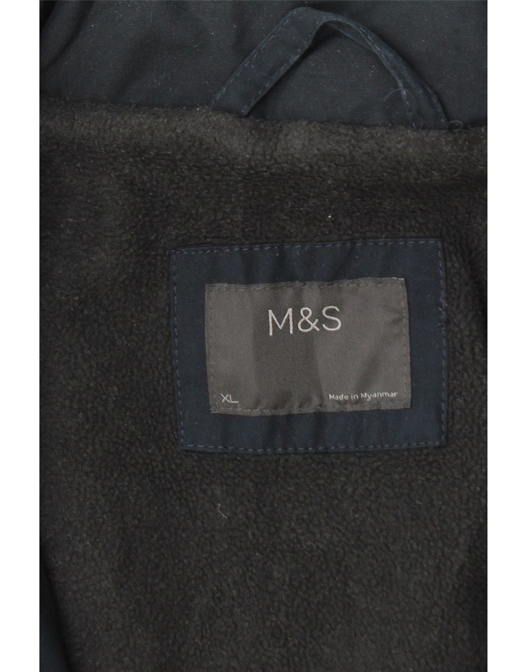 Мужская ветровка с капюшоном Marks & Spencer UK 42 XL темно-синяя