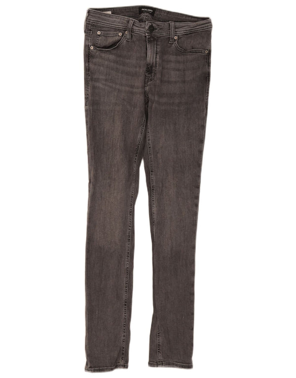 Мужские джинсы скинни Jack & Jones W32 L31, серый хлопок