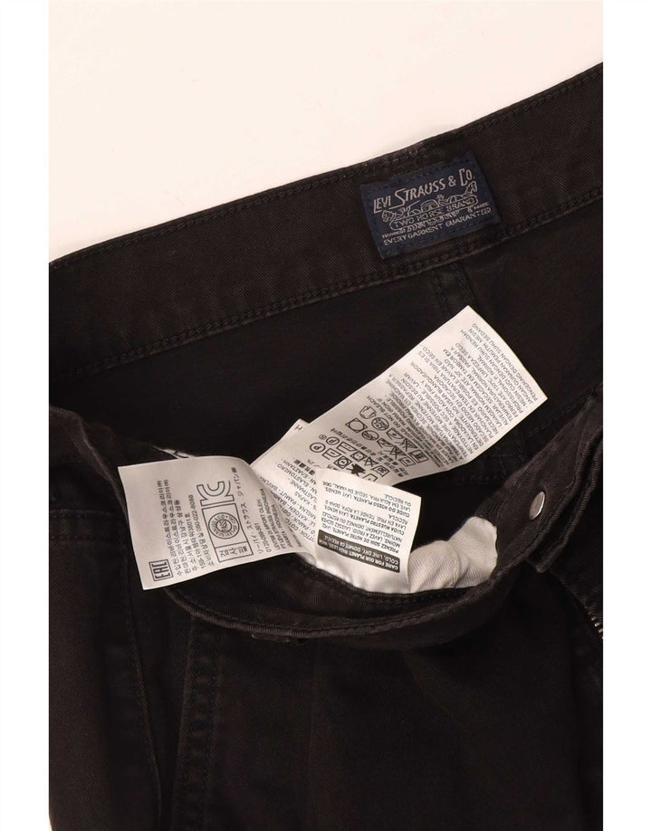 Женские узкие джинсы Levi's W29 L32, черный хлопок