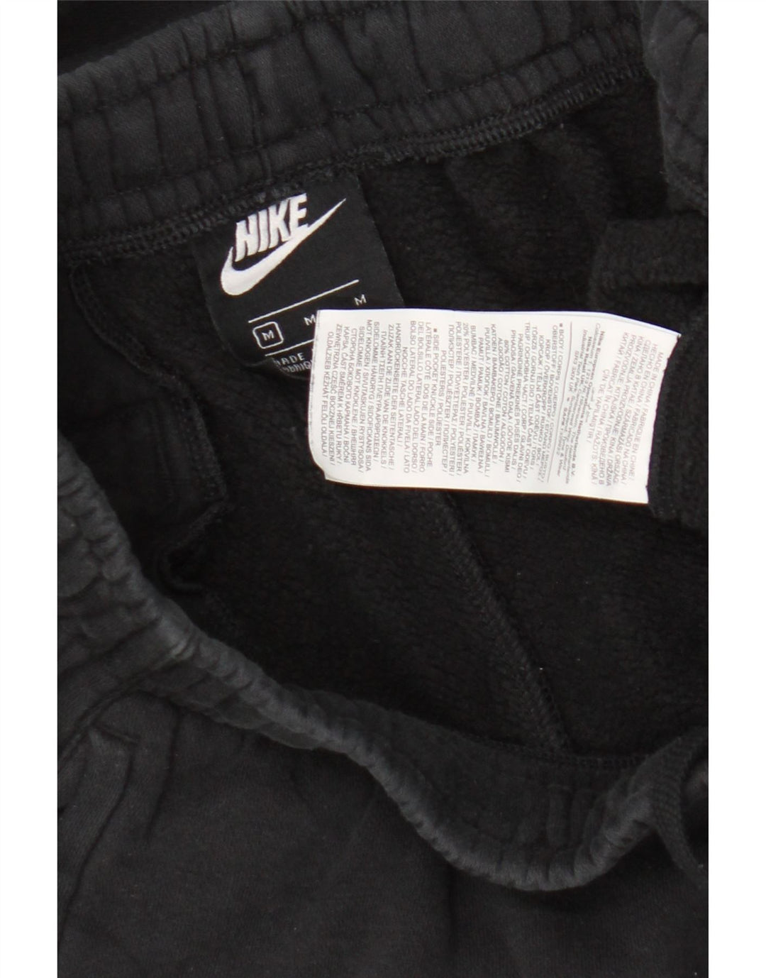 Мужские спортивные брюки Nike, джоггеры, средний черный, хлопок