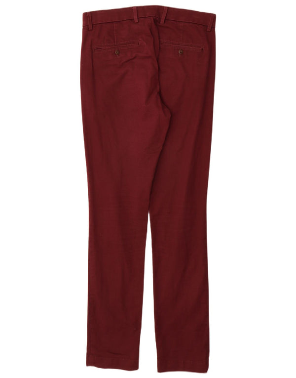 Мужские брюки-чиносы Gap W30 L32 бордовые, хлопок