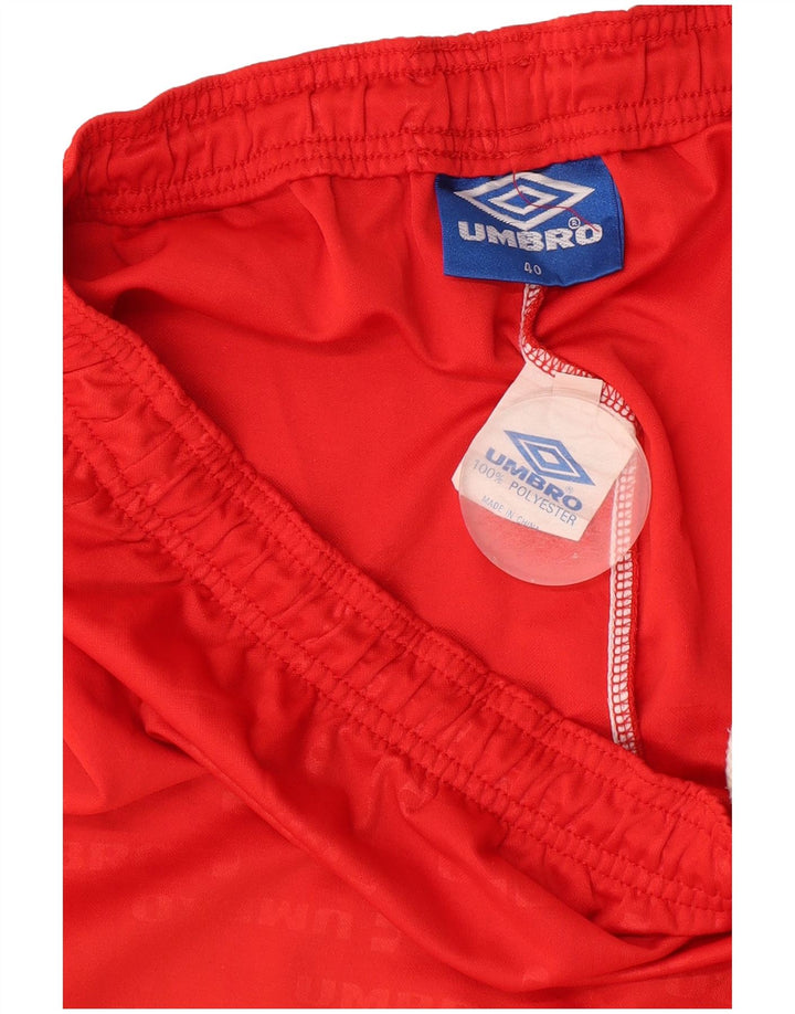 Umbro Мужские спортивные шорты с рисунком XL, красные, полиэстер