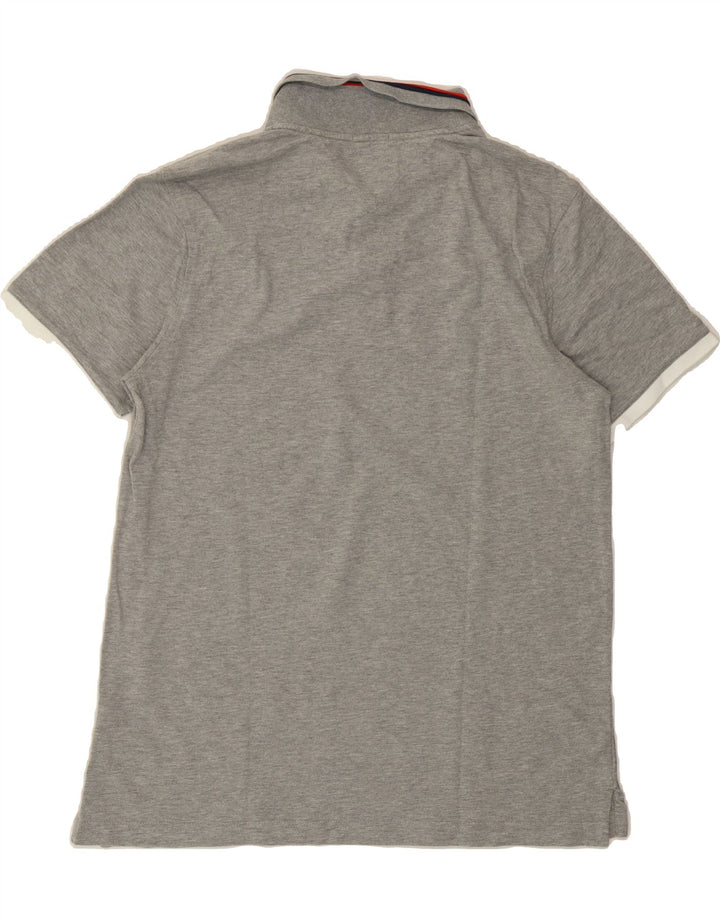 TOMMY HILFIGER Mens Polo Shirt 2XL Grey Cotton Vintage Tommy Hilfiger and Second-Hand Tommy Hilfiger from Messina Hembry 