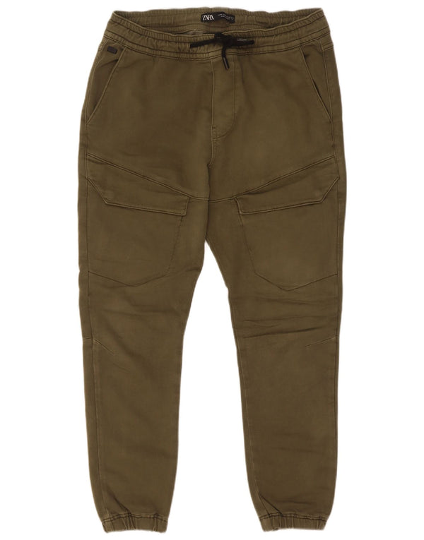 Мужские брюки-карго Zara W31 L26, хаки, хлопок