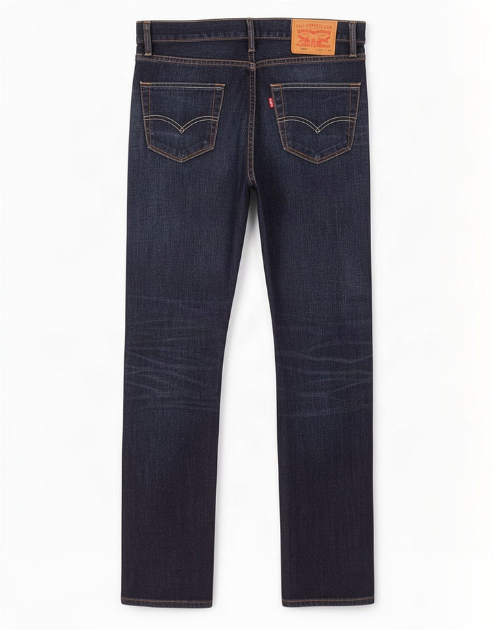 Мужские прямые джинсы Levi's 504 W30 L32 синие, хлопок