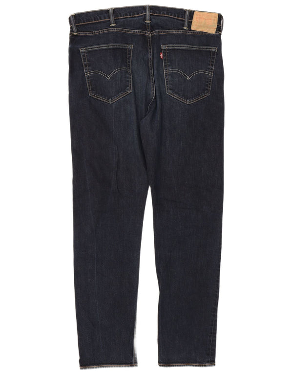 Мужские прямые джинсы Levi's 522 W38 L34 темно-синие, хлопок