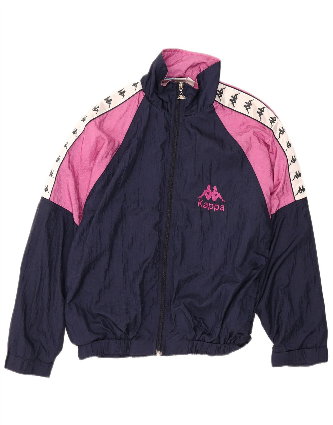 KAPPA Спортивный костюм с графическим рисунком для мальчиков, верхняя куртка 13–14 лет, темно-синий с цветными блоками
