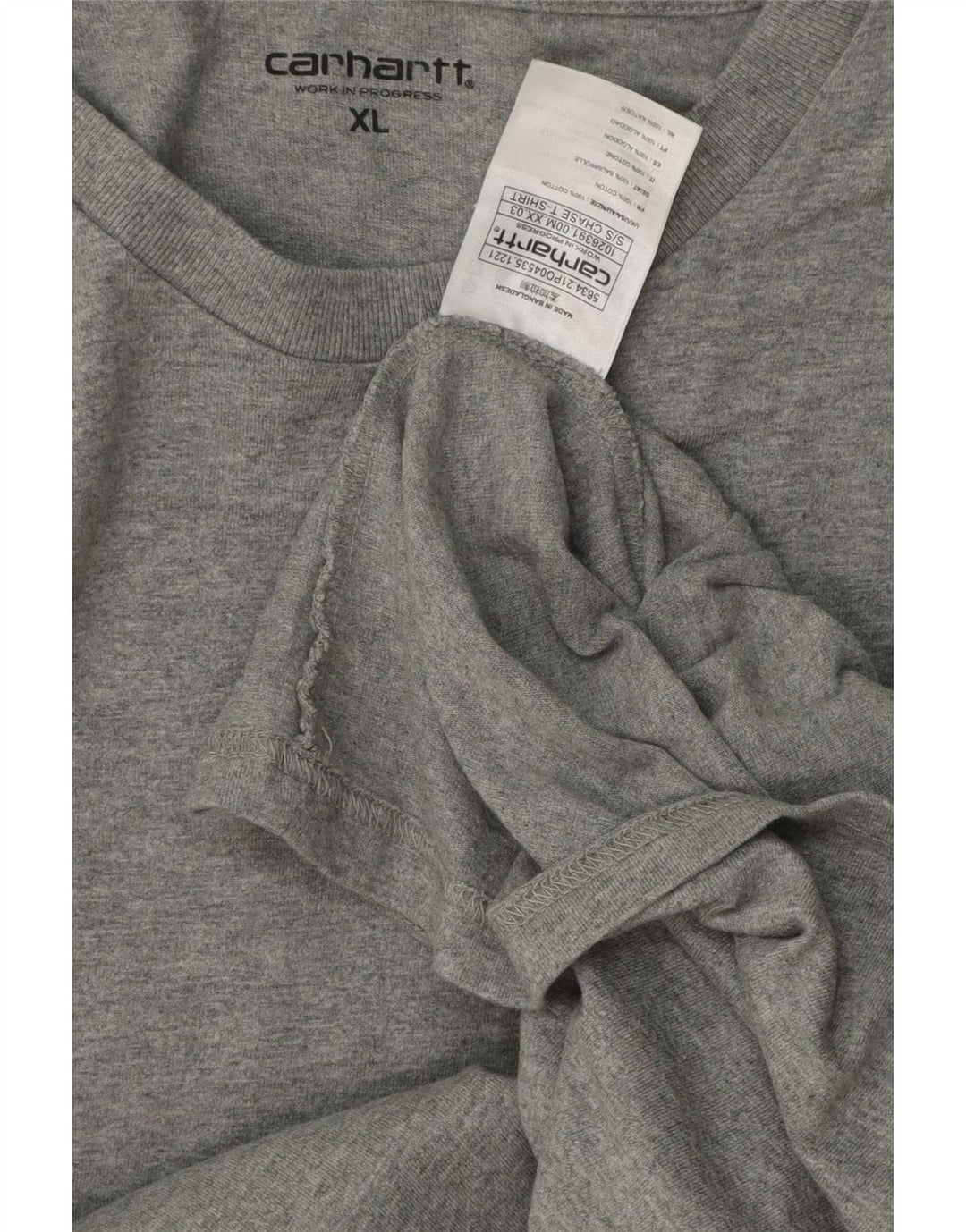 Мужская футболка Carhartt Top XL, серый хлопок