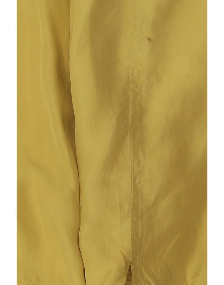 Винтажная мужская куртка UK 44 2XL, желтый шелк