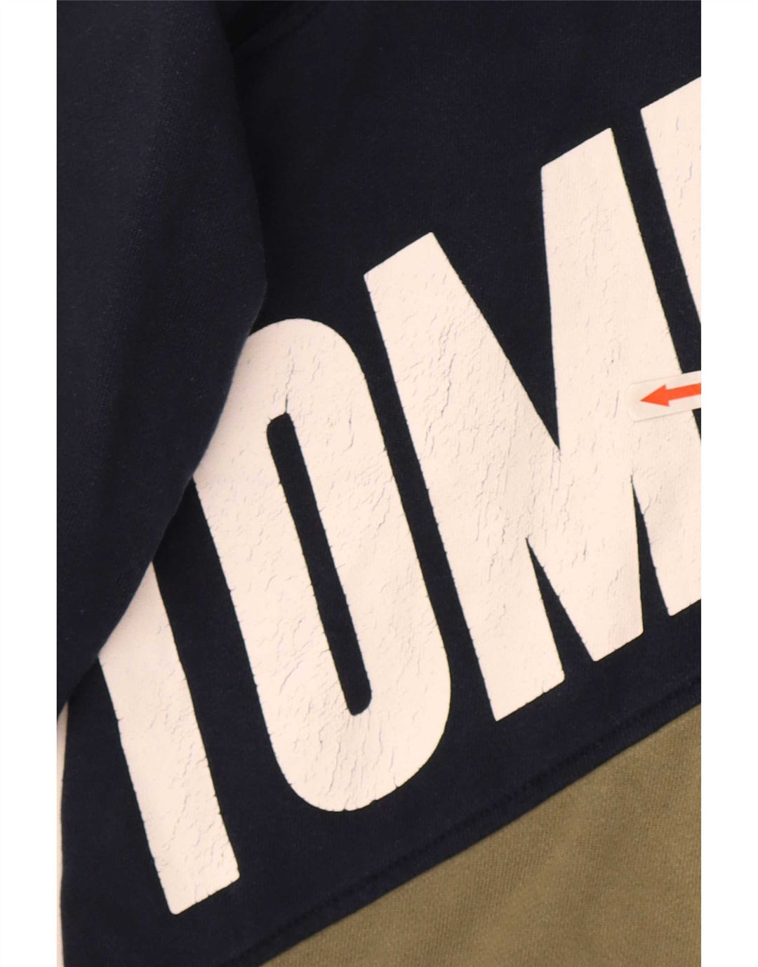 Мужской свитшот с рисунком Tommy Hilfiger XL, разноцветный с цветными блоками