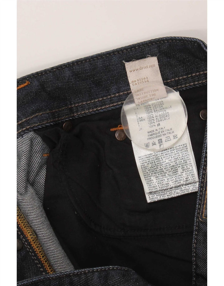 Мужские прямые джинсы Diesel W32 L27 темно-синие, хлопок