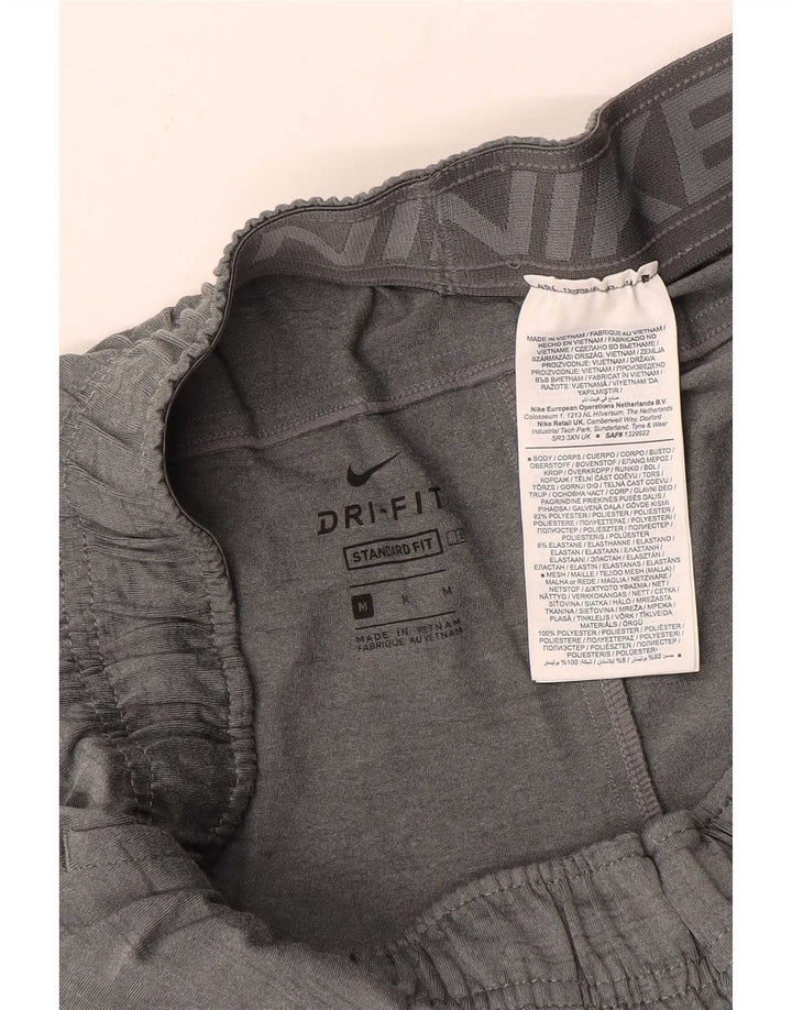 Мужские спортивные шорты Nike Dri Fit Standard среднего серого цвета из полиэстера с крапинками