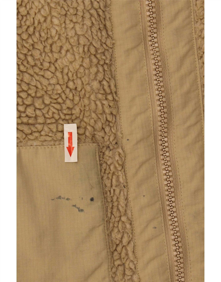 Мужская флисовая куртка Urban Outfitters UK 36, маленькая, бежевый, полиэстер
