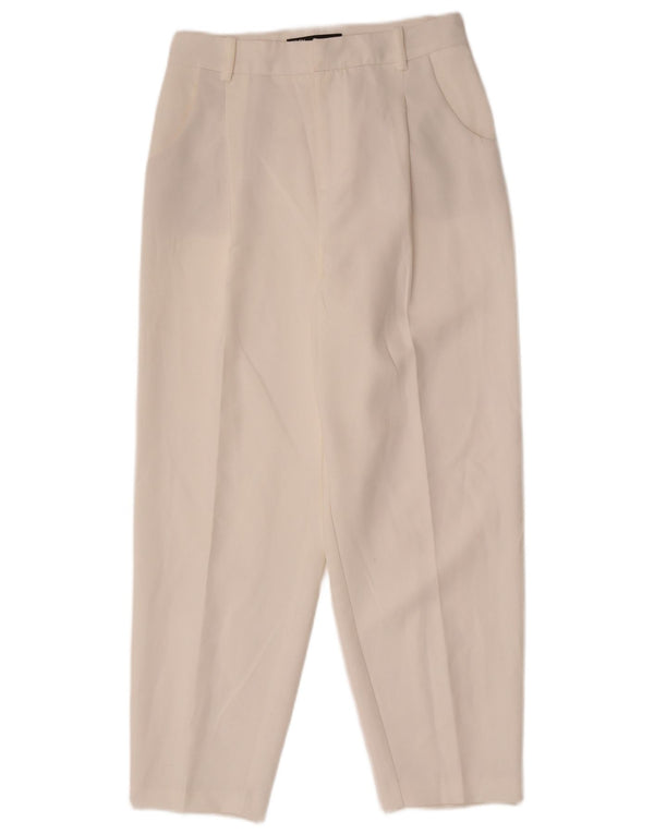Женские повседневные зауженные брюки Zara XS W24 L26, белые
