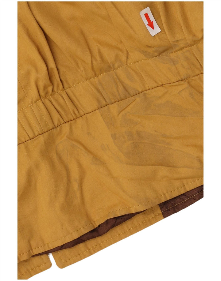 Винтажный женский бомбер IT 42, средний желтый хлопок, хлопок