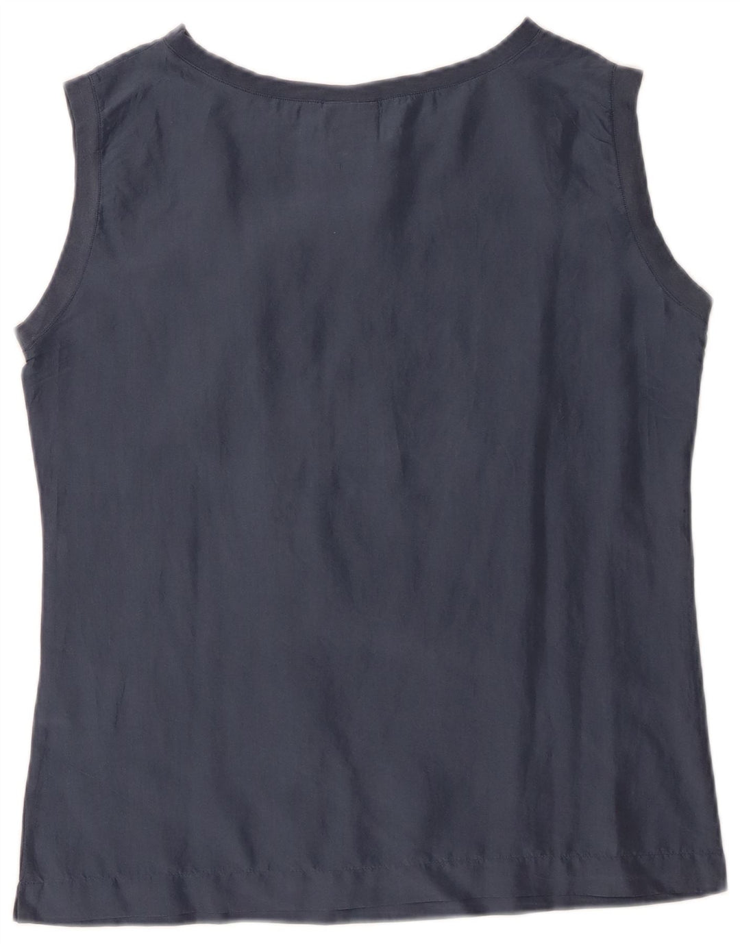 Женская блузка без рукавов с рисунком Martin's Top IT 42 Medium Navy Blue Silk