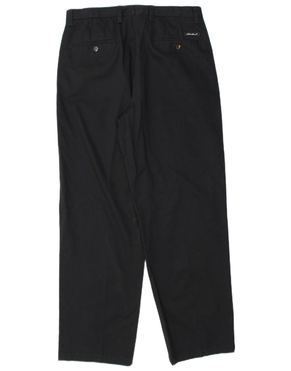 Мужские прямые брюки чинос EDDIE BAUER Ruston W35 L32, черный хлопок