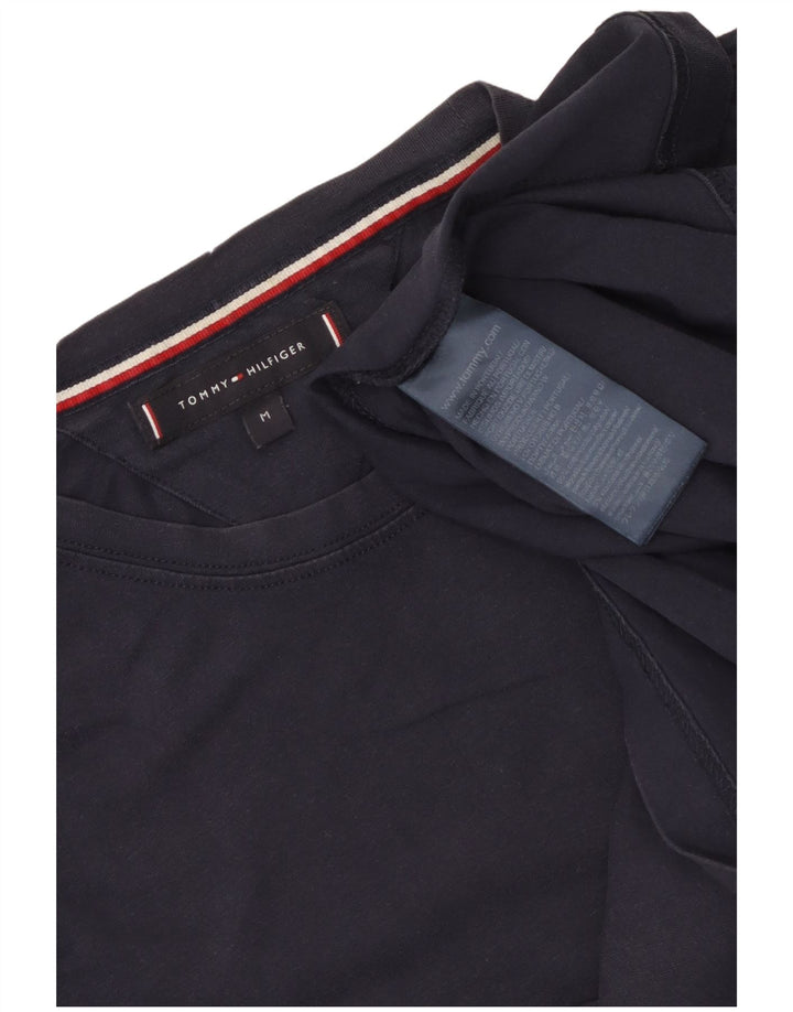 Мужская футболка Tommy Hilfiger, средний темно-синий хлопок