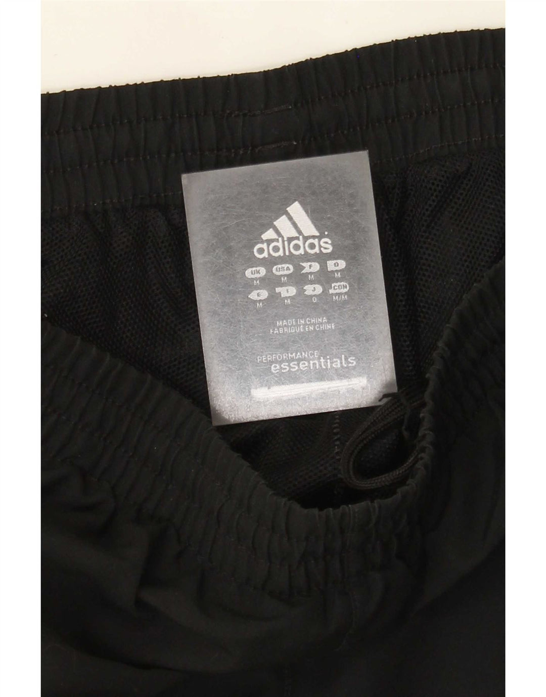 Мужские спортивные брюки Adidas для бега, средний черный полиэстер