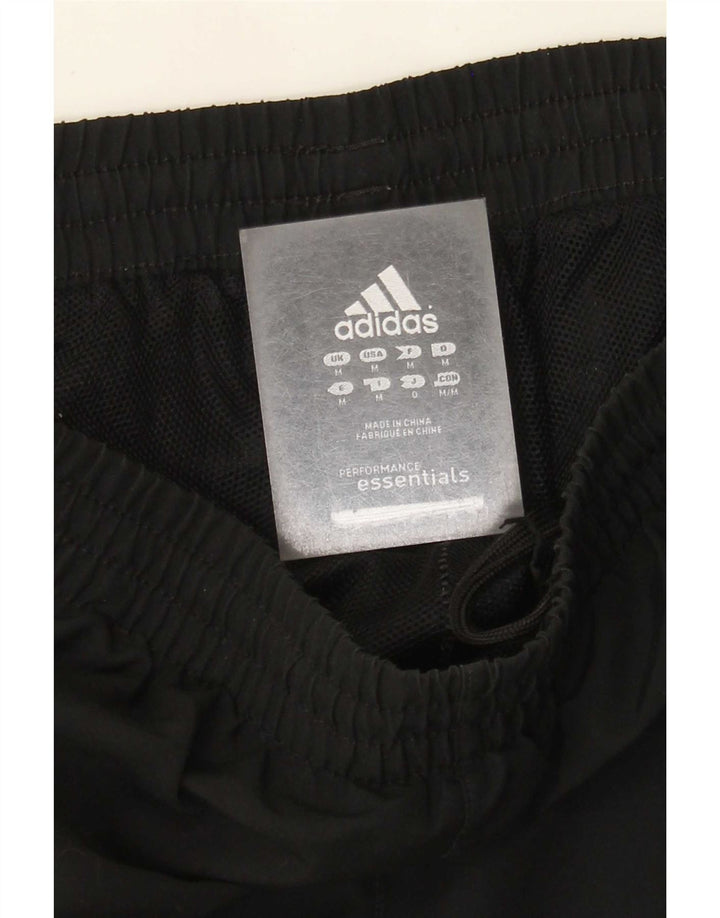 Мужские спортивные брюки Adidas для бега, средний черный полиэстер