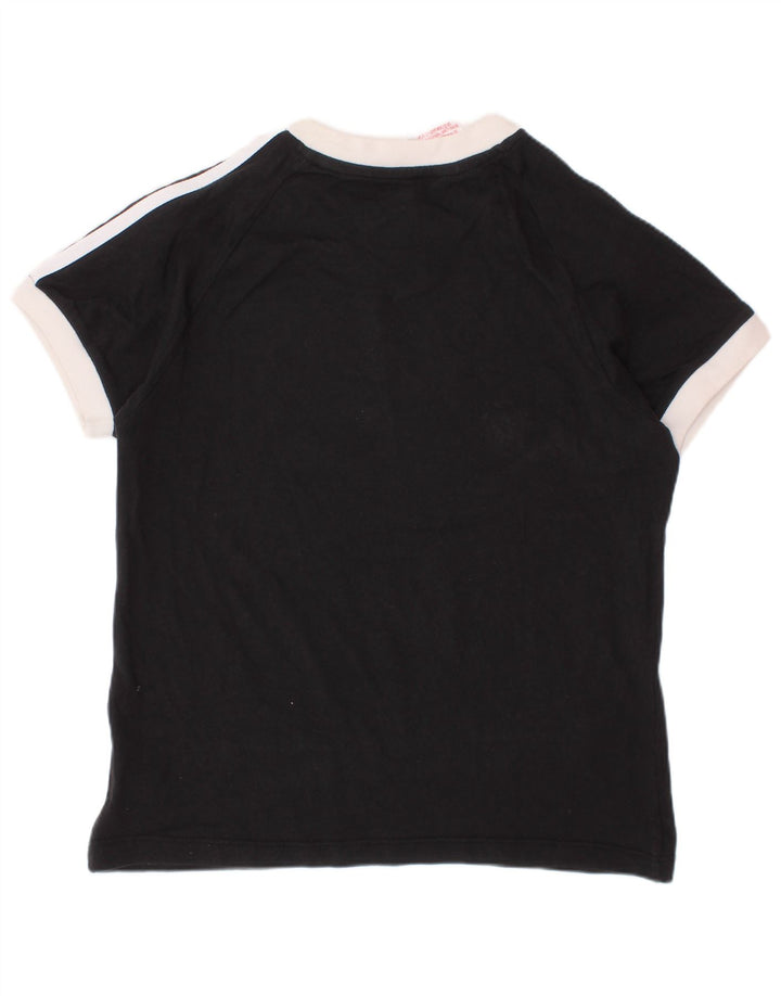 Футболка ADIDAS для мальчиков, топ 7-8 лет, XS, черный хлопок