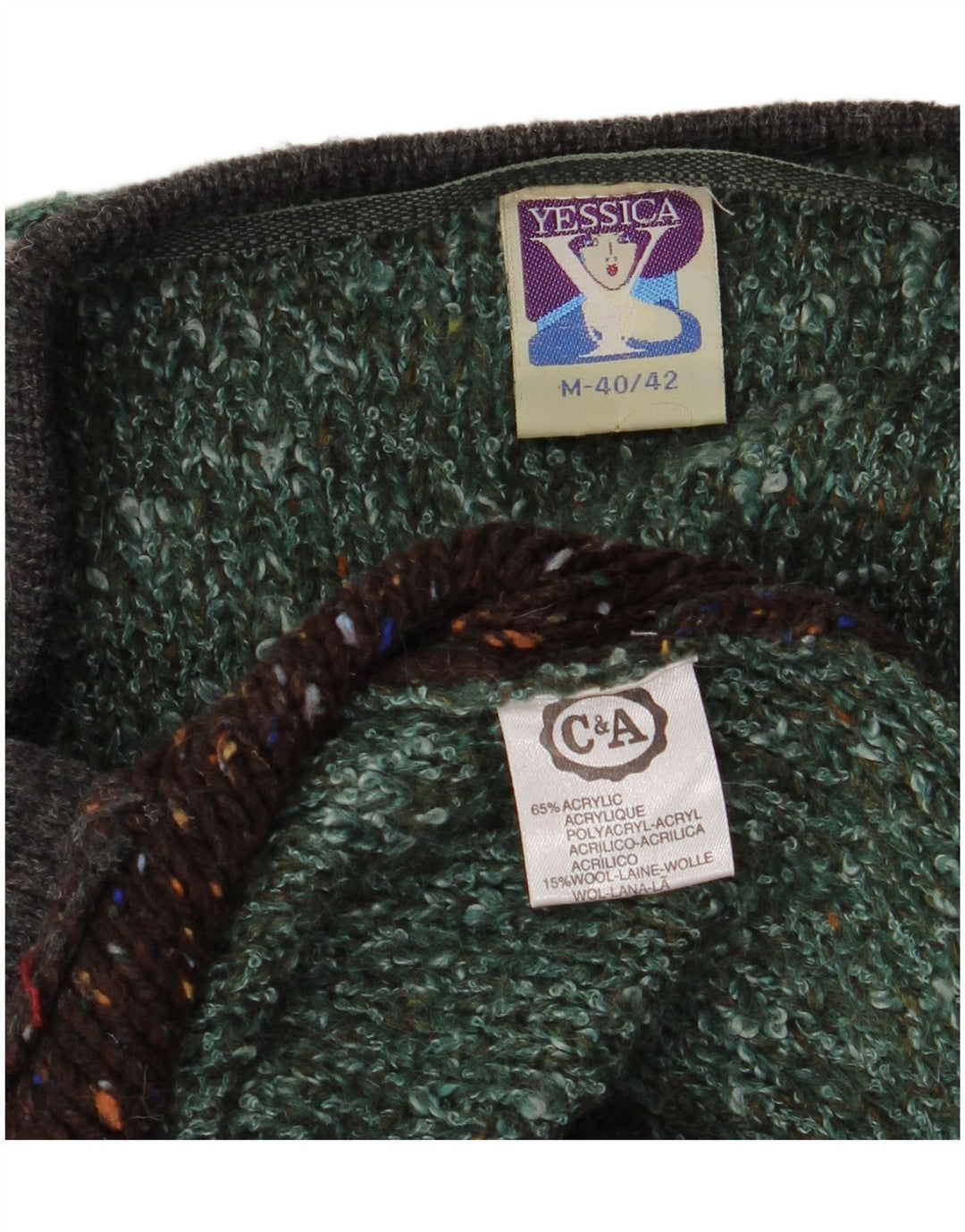 Yessica Женский удлиненный кардиган оверсайз-свитер EU 40/42 Средний зеленый