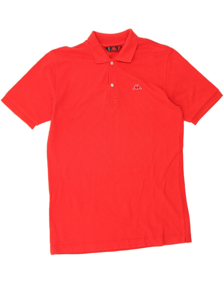 KAPPA Mens Polo Shirt Medium Red Cotton Vintage Kappa and Second-Hand Kappa from Messina Hembry 