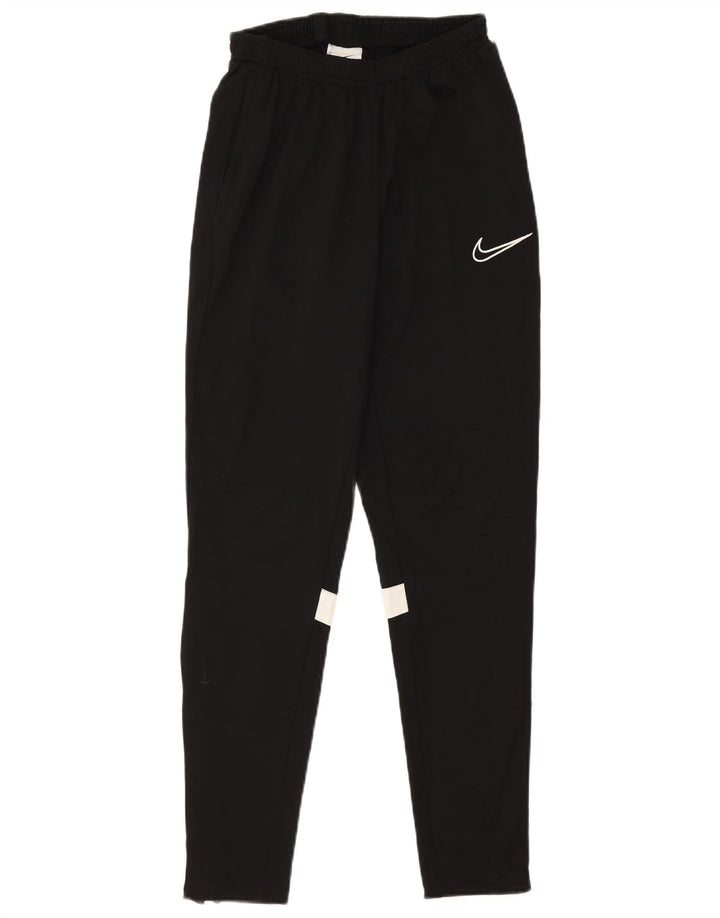 Мужские спортивные брюки Nike Dri Fit, маленькие черные полиэстер с цветными блоками