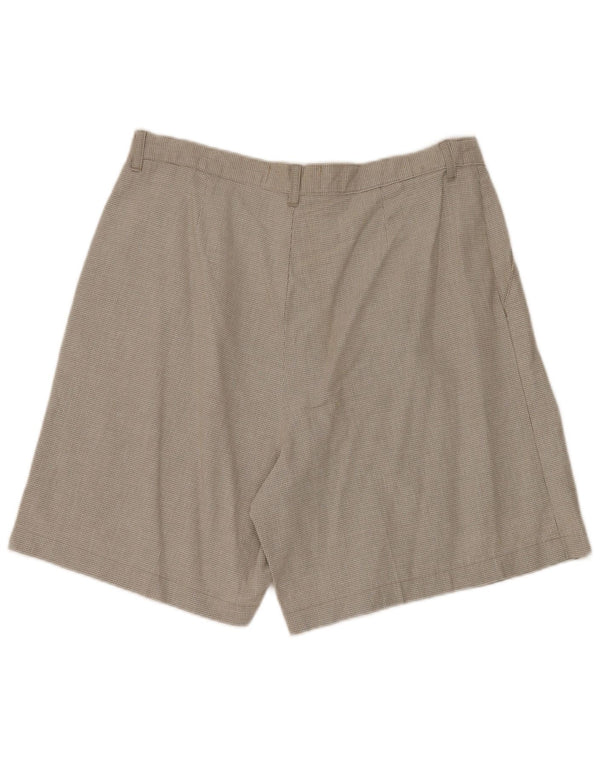 Женские шорты чинос Lee с завязками, США 18, 2XL, W36, бежевые, хлопок с узором «гусиные лапки»