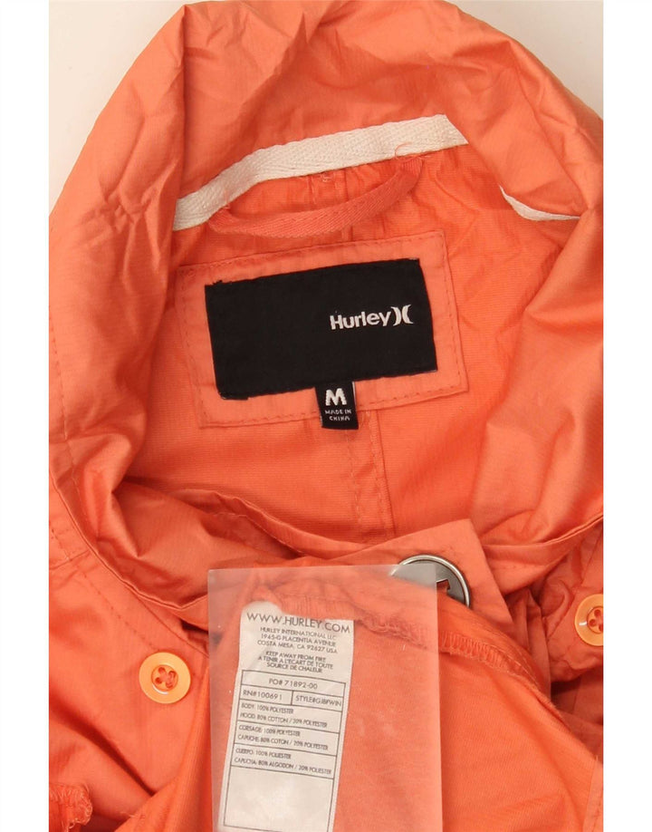 Женская двубортная куртка Hurley UK 14, средний оранжевый полиэстер
