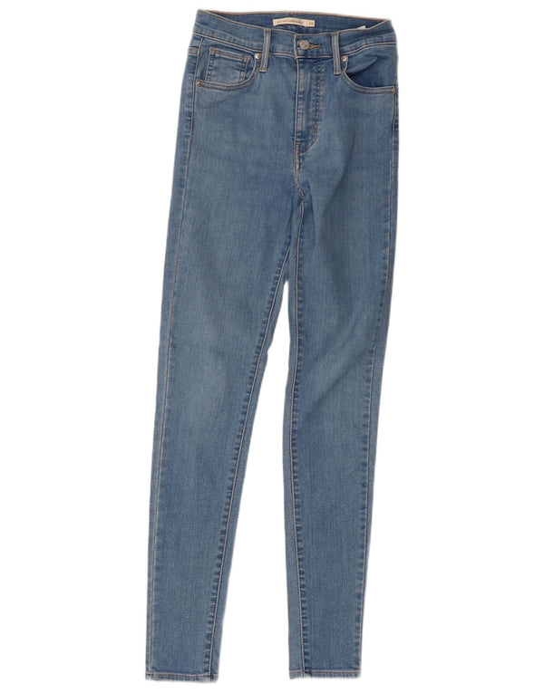 Женские джинсы суперскинни Levi's Mile High W26 L30, синий хлопок