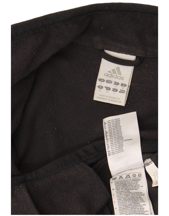 Женская флисовая куртка Adidas Climawarm UK 12, средний черный полиэстер