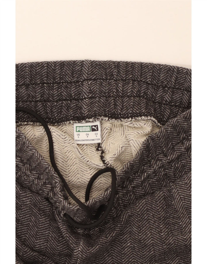 Женские спортивные брюки PUMA UK 10, маленькие серые с узором «елочка»