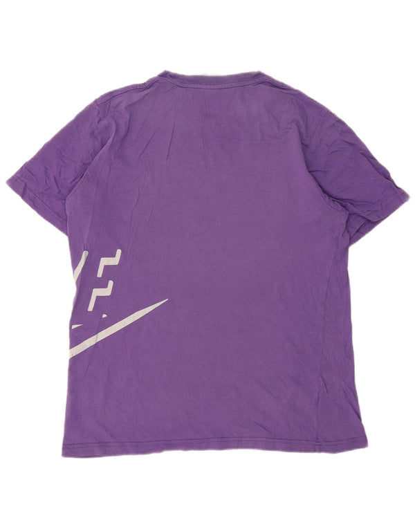 Мужская футболка с рисунком Nike Top UK 38/40 Medium Purple Cotton