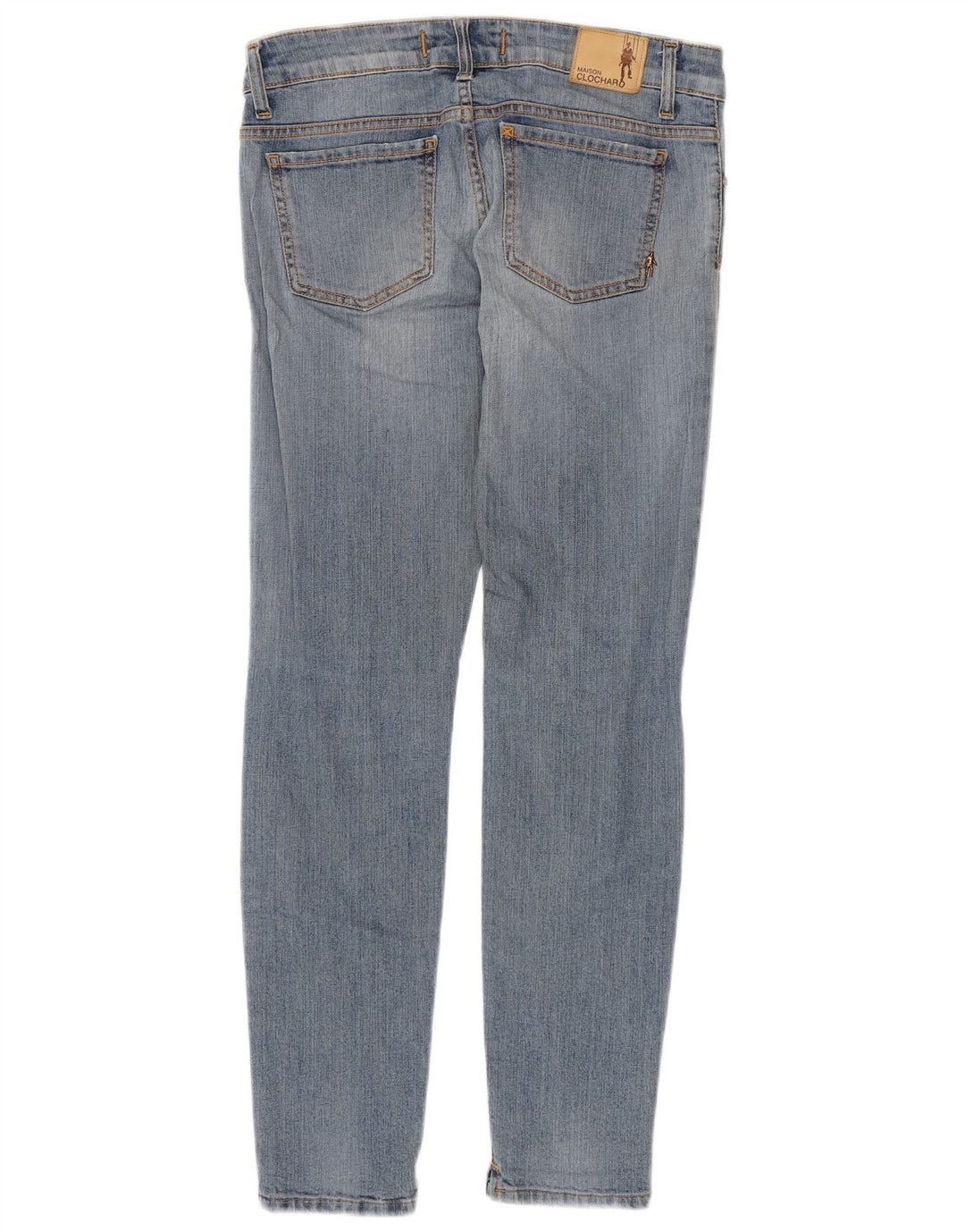 MAISON CLOCHARD Женские узкие джинсы W28 L29 Синие хлопковые