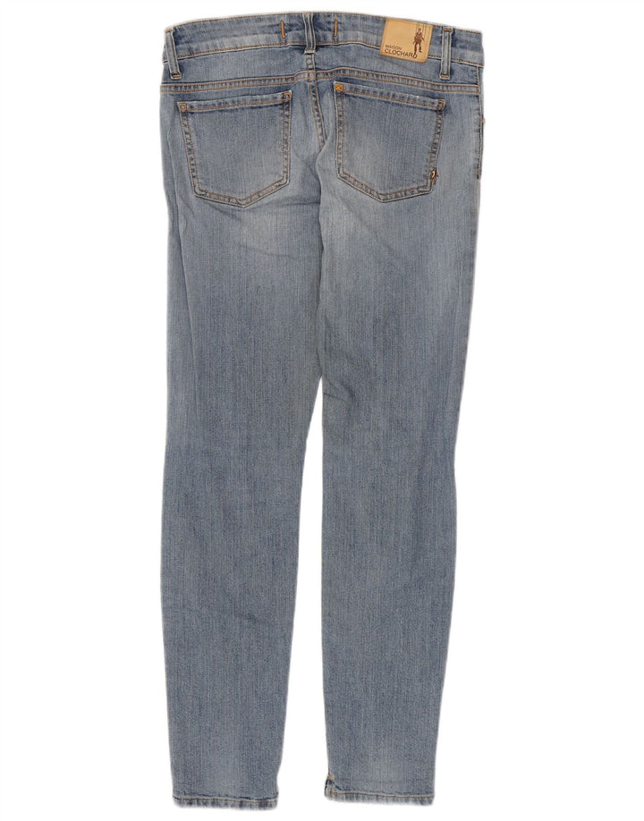 MAISON CLOCHARD Женские узкие джинсы W28 L29 Синие хлопковые