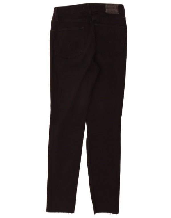 Женские джинсы скинни LEVI'S 721 с высокой посадкой W27 L28, черный хлопок